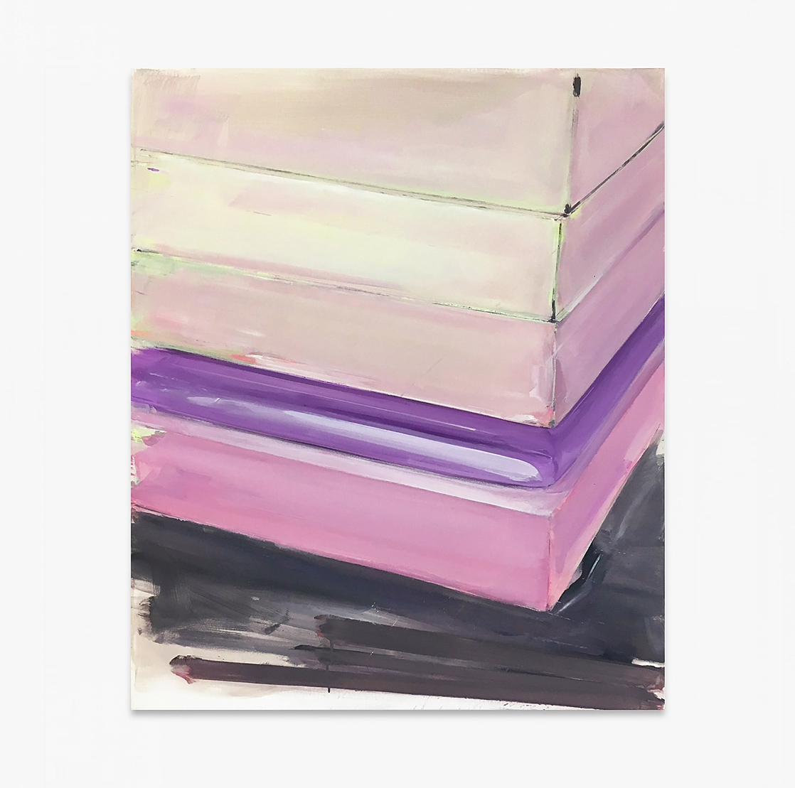 André Deloar 2018  |  The Corner v1 | 120 x 100 cm | Acryl und Oel auf Leinwand